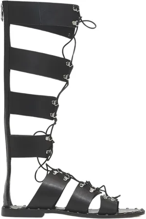 Pinko Sko, Dame, Sort, 37 EU, Læder, Selenio Sandal Læder
