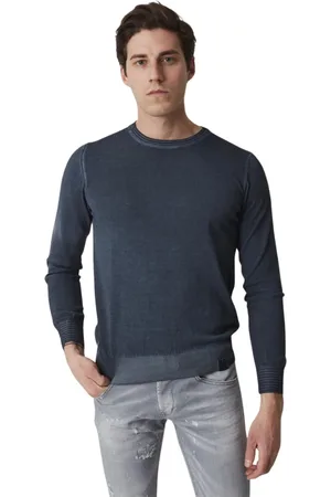BOB der Bär Sweathshirts & Hoodies, Herre, Blå, S, Bomuld, Bomuldsturtleneck