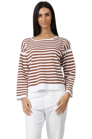 Gran Sasso Top, Dame, Hvid, S, Maritim Sweater