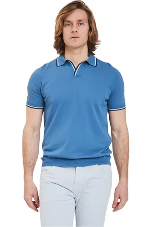 Gran Sasso Top, Herre, Blå, M, Uld, Herre Polo Tennistrøje