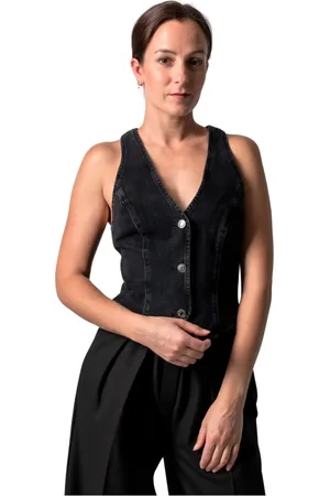AGOLDE Jakke, Dame, Sort, XS, Uld, Spider Vest