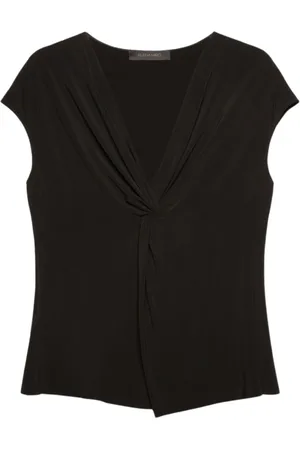 Elena Miro Bluser & Skjorter, Dame, Sort, S, Uld, Moderne T-Shirt til Kvinder