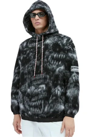 ARIES Sweathshirts & Hoodies, Herre, Sort, M, Uld, Monster Fleece Hættetrøje