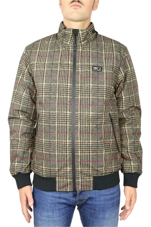 MC2 SAINT BARTH Jakke, Herre, Brun, S, Polyester, Country Sherpa Polyester Jakke