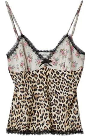 Blugirl Top, Dame, Flerfarvet, L, Uld, Moderne TOP til kvinder