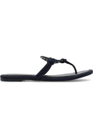 Tory Burch Sko, Dame, Blå, 36 EU, Uld, Miller Slides