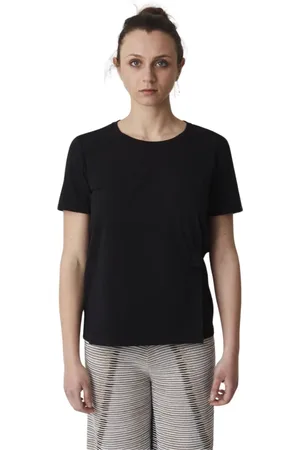 KANGRA CASHMERE Top, Dame, Sort, L, Uld, Kortærmet Turtleneck