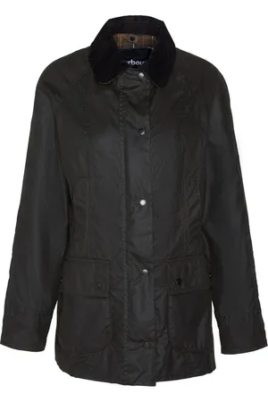Barbour Jakke, Dame, Grøn, M, Bomuld, Klassisk Beadnell Voksjakke