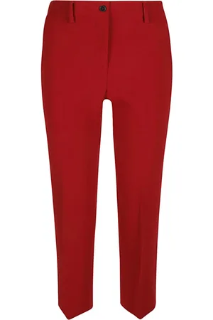 ALBERTO BIANI Bukser, Dame, Rød, 2XS, Polyester, Cropped Bukser