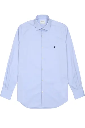 BROOKSFIELD Skjorte, Herre, Blå, 4XL, Formal Bluser