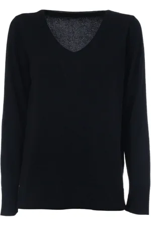 LE TRICOT PERUGIA Strik, Dame, Blå, S, Uld, Striktrøje i uld, silke og cashmere