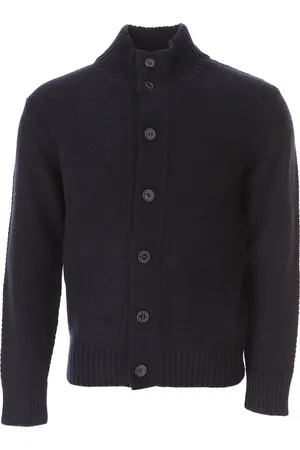 BROOKSFIELD Strik, Herre, Blå, XL, Uld, Cardigans