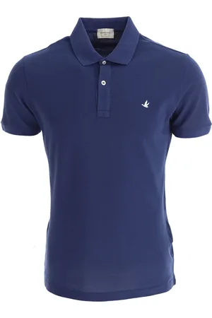 BROOKSFIELD Top, Herre, Blå, XL, Uld, Polo Bluser
