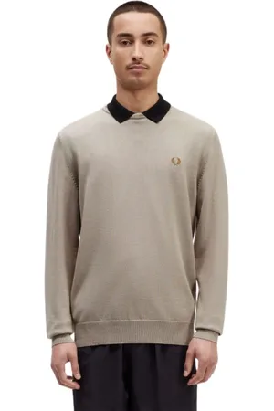 Fred Perry Sweathshirts & Hoodies, Herre, , S, Bomuld, Klassisk Crewneck Sweater