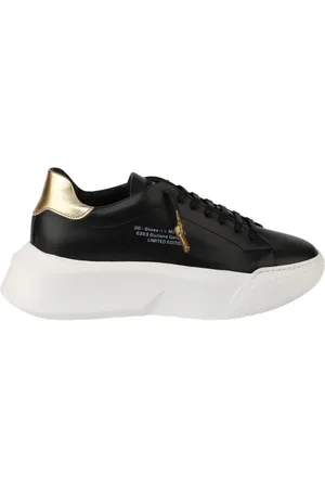 Giuliano Galiano Sko, Herre, Sort, 42 EU, Læder, Sneakers