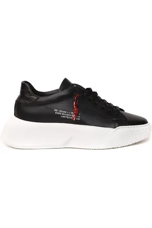 Giuliano Galiano Sko, Herre, Sort, 37 EU, Læder, Sneakers