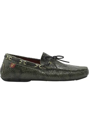 Giuliano Galiano Sko, Herre, Grøn, 41 EU, Uld, Loafers
