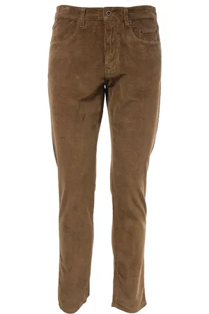 Siviglia Bukser, Herre, Brun, W38, Bomuld, Slim Fit Corduroy Bukser