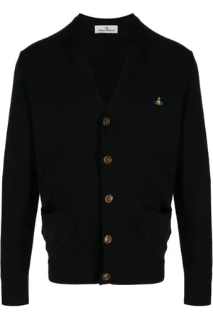 Vivienne Westwood Strik, Herre, Sort, L, Sort Herre Cardigan