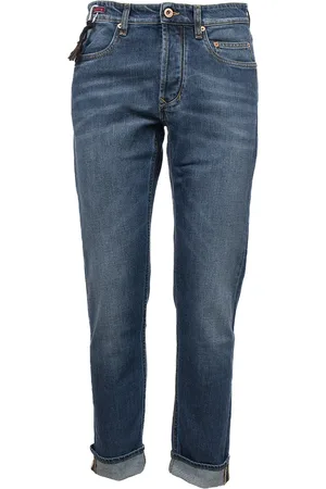 Siviglia Jeans, Herre, Blå, W31, Bomuld, Almindelig pasform bomuldsblandings jeans med 5 lommer