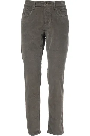 Siviglia Bukser, Herre, Grå, W38, Bomuld, Slim Fit Corduroy Bukser