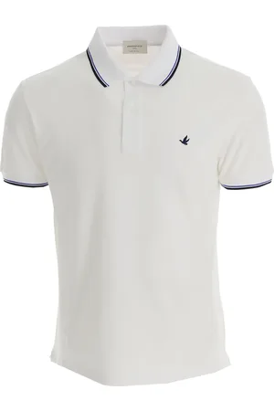 BROOKSFIELD Top, Herre, Hvid, L, Uld, Polo Bluser