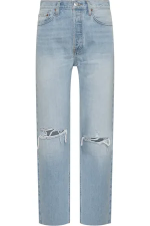 RE/DONE Jeans, Dame, Blå, W29, Brede jeans