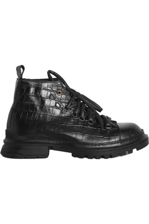 Giuliano Galiano Sko, Herre, Sort, 40 EU, Uld, Lace-up Støvler