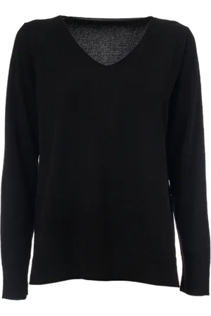 LE TRICOT PERUGIA Strik, Dame, Sort, XL, Uld, Striktrøje i uld, silke og cashmere
