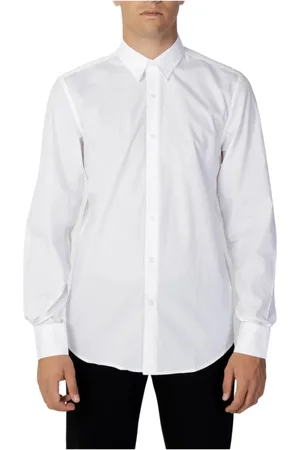 Antony Morato Skjorte, Herre, Hvid, 2XL, Uld, Stilfuld Herreskjorte til Formelle Anledninger