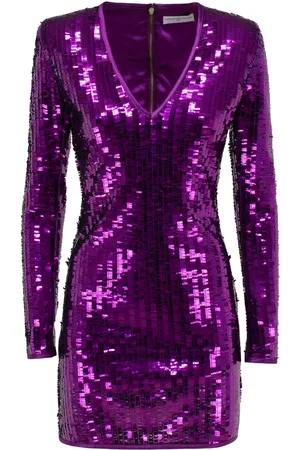 MVP Wardrobe Kjole, Dame, Lilla, XS, Polyester, LE Petit Ermitage Mini Kjole