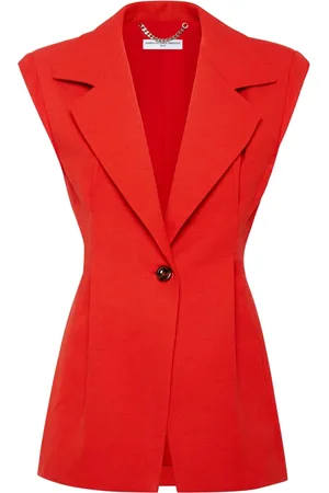 MVP Wardrobe Jakke, Dame, Rød, M, Bomuld, Solnedgang Gilet
