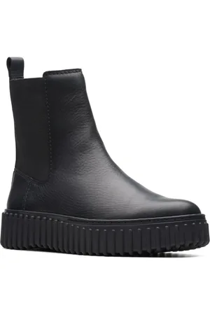 Clarks Sko, Dame, Sort, 37 EU, Læder, Maple Ankelstøvler