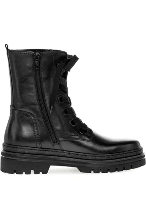 Gabor Sko, Dame, Sort, 36 EU, Læder, Sorte Lukkede Booties