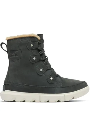 sorel Sko, Dame, Grå, 39 EU, Uld, Next Joan WP Booties - Grå Ankelstøvler