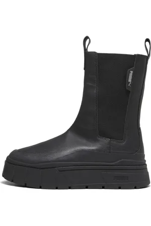PUMA Sko, Dame, Sort, 36 EU, Uld, Sorte Chelsea Booties