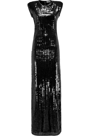 MVP Wardrobe Kjole, Dame, Sort, S, Polyester, LE Petit Ermitage Lang Kjole