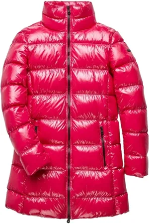 RefrigiWear Jakke, Dame, Lyserød, S, Uld, Skinnende Fuchsia Dunjakke med Lynlås