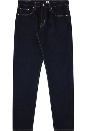 Edwin Jeans, Herre, Blå, W34 L32, Bomuld, Almindelig Tapered Jeans