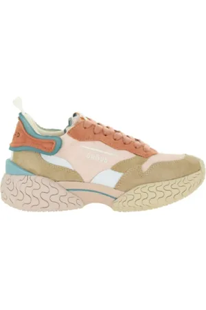 Ghoud Sko, Dame, Lyserød, 36 EU, Uld, Lyserosa Sneakers i Ruskind og Stof