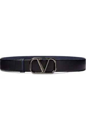 VALENTINO GARAVANI Tilbehør, Herre, Sort, 90 CM, Læder, VLogo Signature Bælte