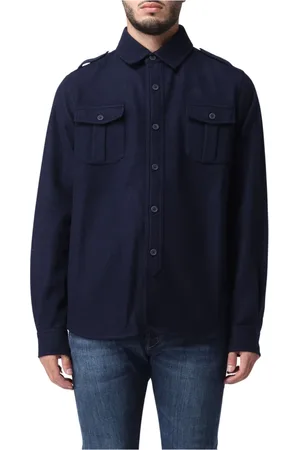 Sease Jakke, Herre, Blå, M, Uld, Stilfuld Felpe Sweatshirt