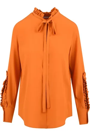 Douuod Woman Bluser & Skjorter, Dame, , 2XS, Uld, Skjorte med frontknapper og dekorative ærmer
