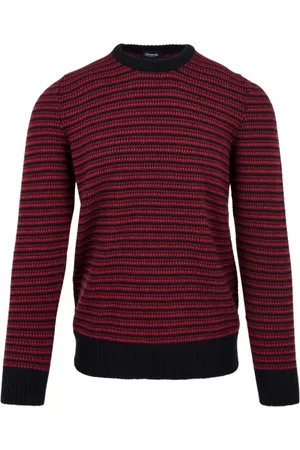 DRUMOHR Strik, Herre, Rød, L, Uld, Herre Sweaters