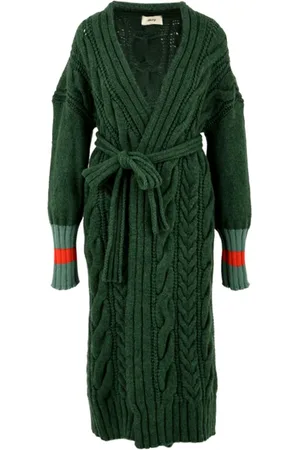 AKEP Nightwear & Lounge, Dame, Grøn, XS, Grøn Frakke til Kvinder
