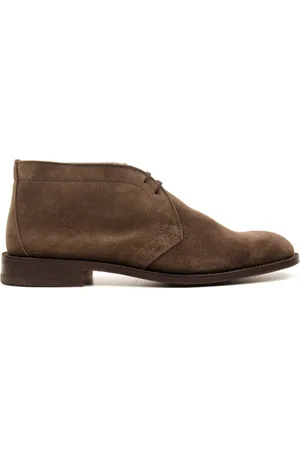 TRICKERS Sko, Herre, Brun, 45 EU, Suede, Flint Suede Polo Støvler
