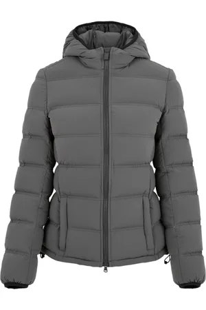 Aspesi Jakke, Dame, Grå, XL, Uld, Kvinders Puffer Jakke
