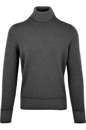 DRUMOHR Strik, Herre, Grå, 2XL, Grå Sweaters til Mænd