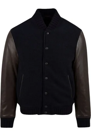 THE JACK LEATHERS Jakke, Herre, Brun, L, Læder, Læderfrakker med trykknaplukning