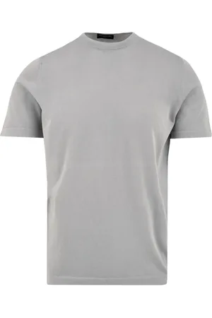 DRUMOHR Top, Herre, Grå, M, Uld, Grå T-shirts og Polos